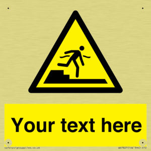 Custom warning Submerged step or steps